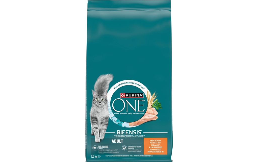 Purina ONE Alimentation sèche Adult poulet & grains entiers 7.5 kg