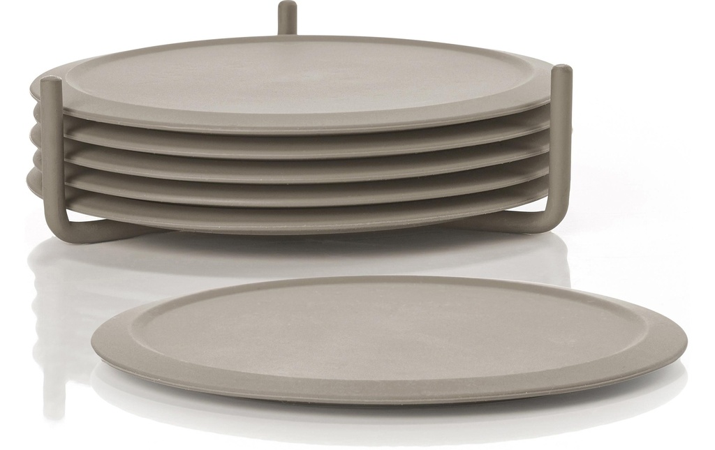 Zone Denmark Dessous de verre Singels 6 pièces, Taupe