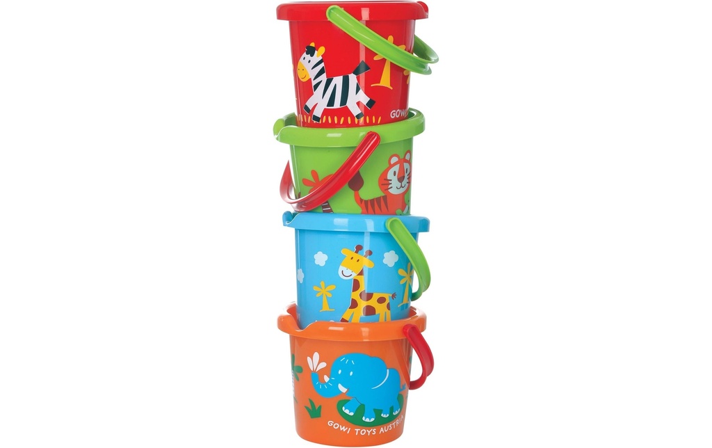 Gowi Seau à sable avec motif 18 cm, Assorti