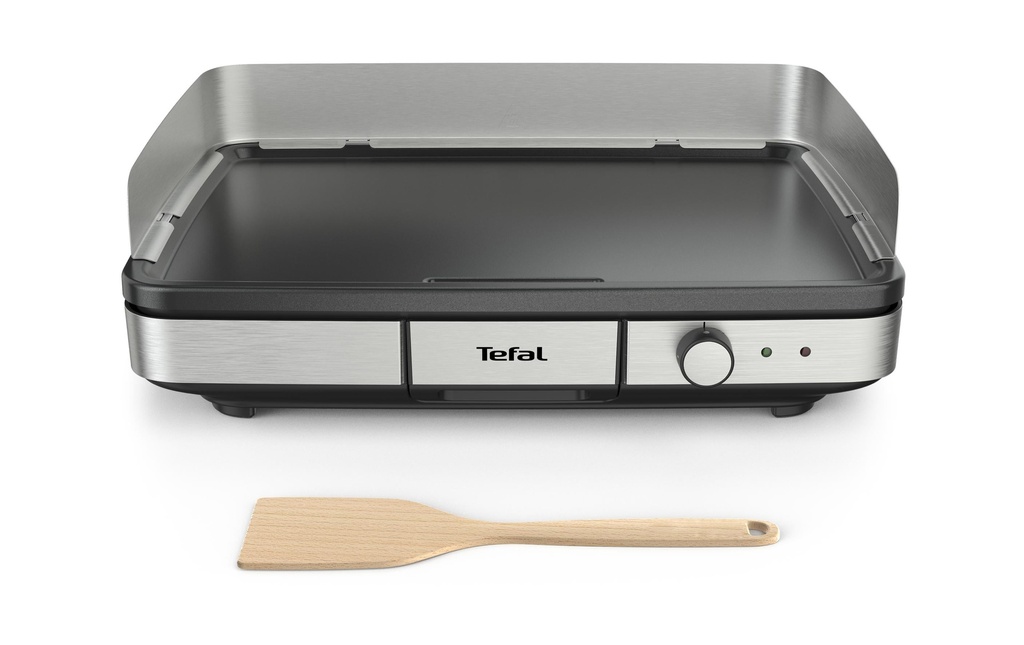 Tefal Barbecue de table Maxi Plancha Noir/Argenté