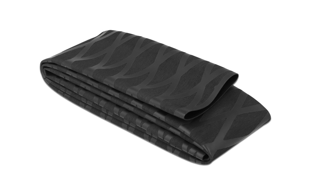Delock Gaine thermorétractable dessin en X antidérapant 1 m x 40 mm Noir