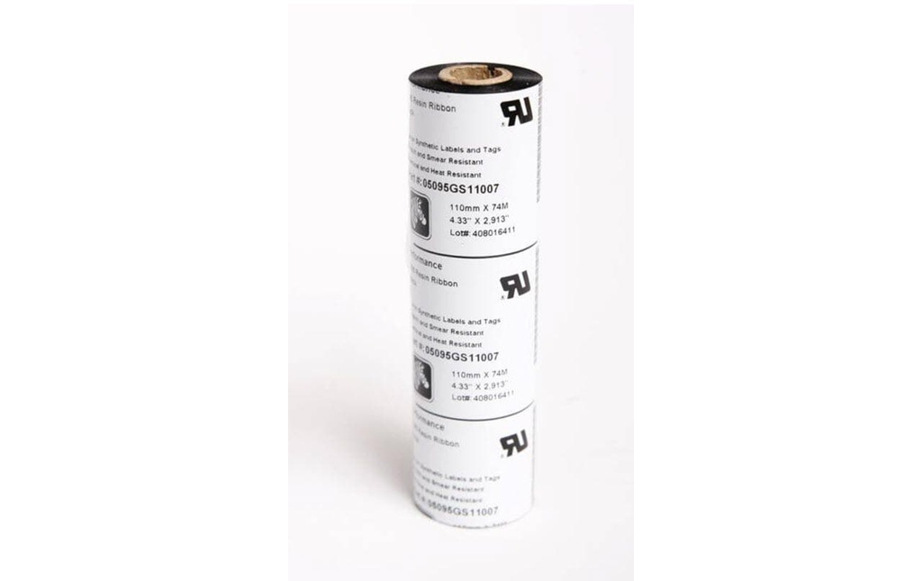 Zebra Technologies Ruban encreur Thermo Transfer 110 mm Resin (5095) Résine (5095)