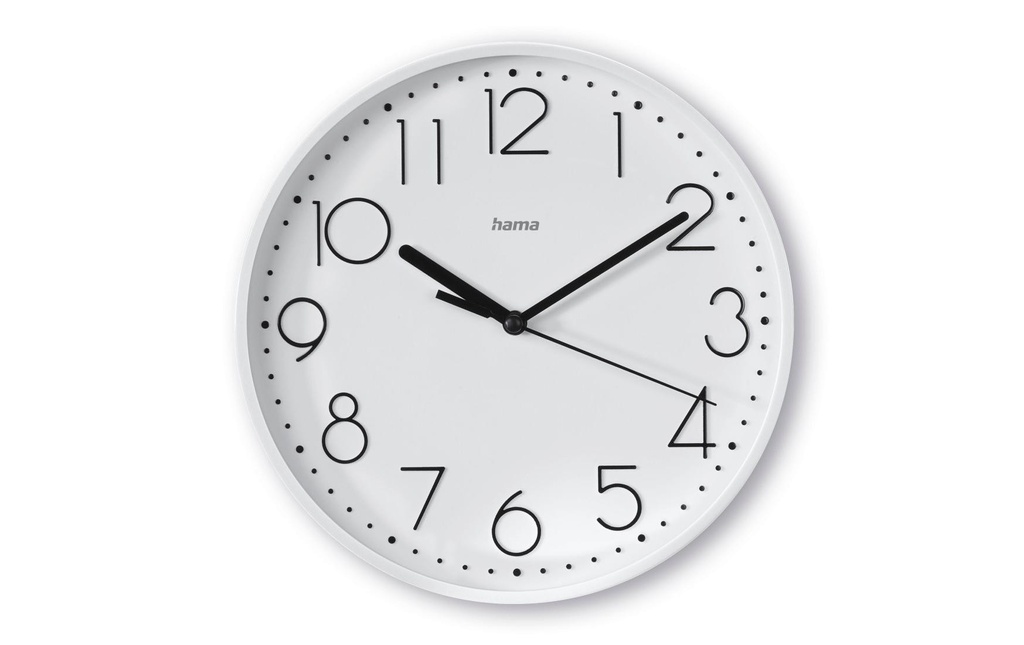 Hama Horloge murale Salina Ø 22 cm, Blanc