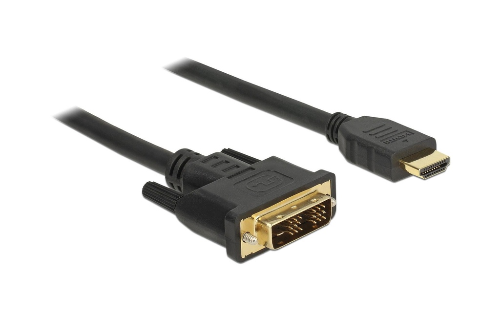 Delock Câble DVI-D – HDMI Typ A, 10 m