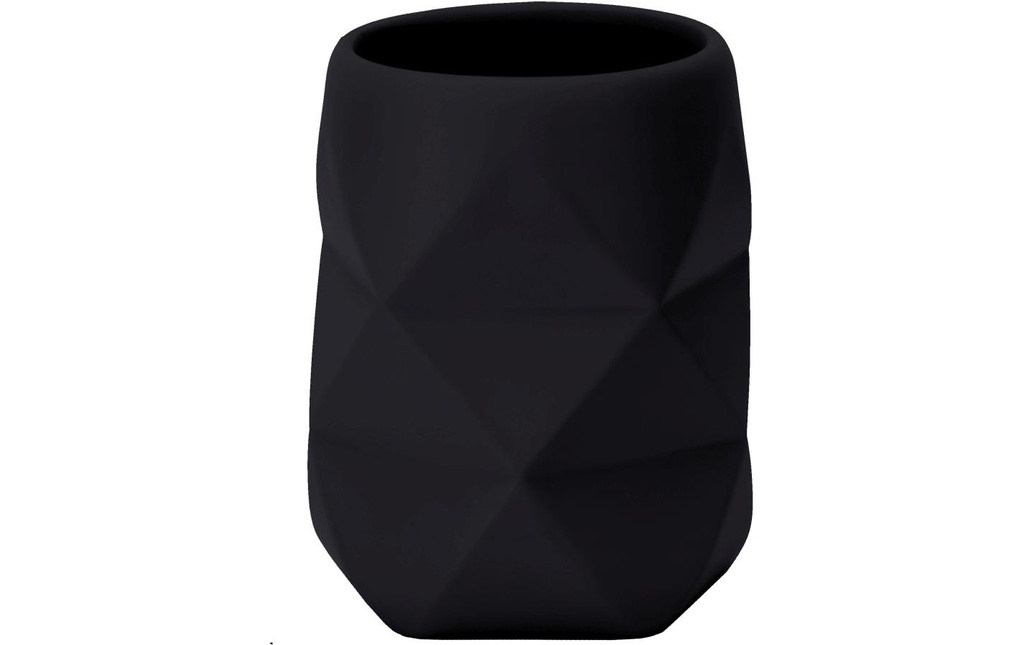 Kleine Wolke Gobelet pour le brossage de dents Crackle Noir