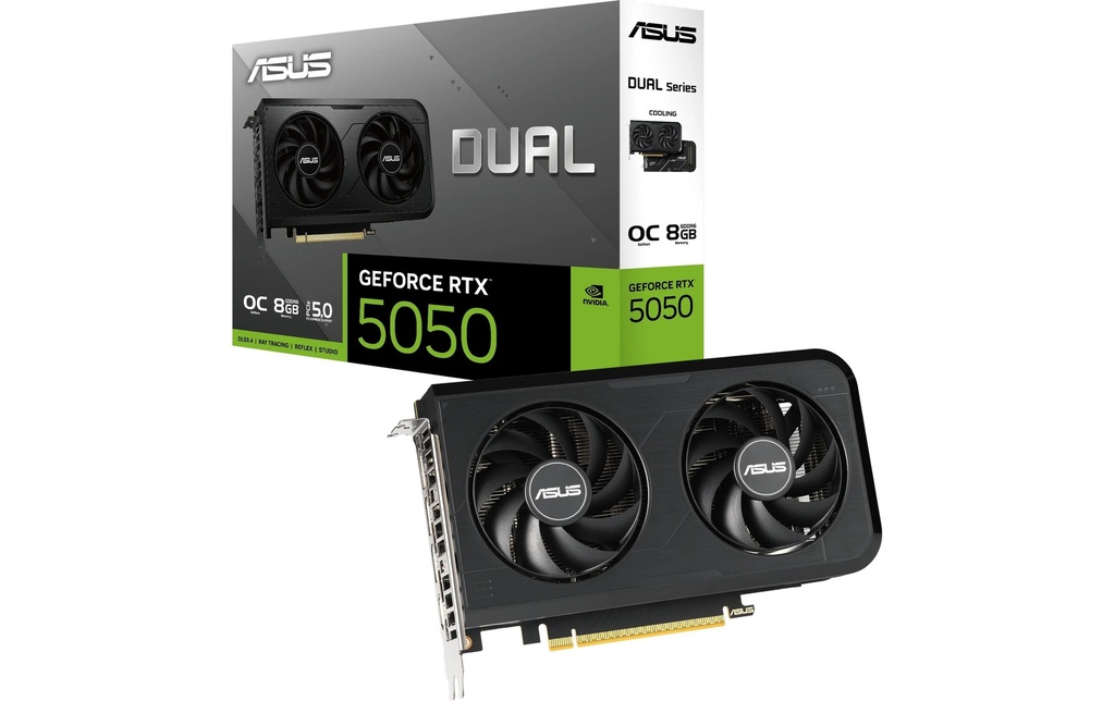 ASUS Carte graphique Dual GeForce RTX 5050 O8G GDDR6