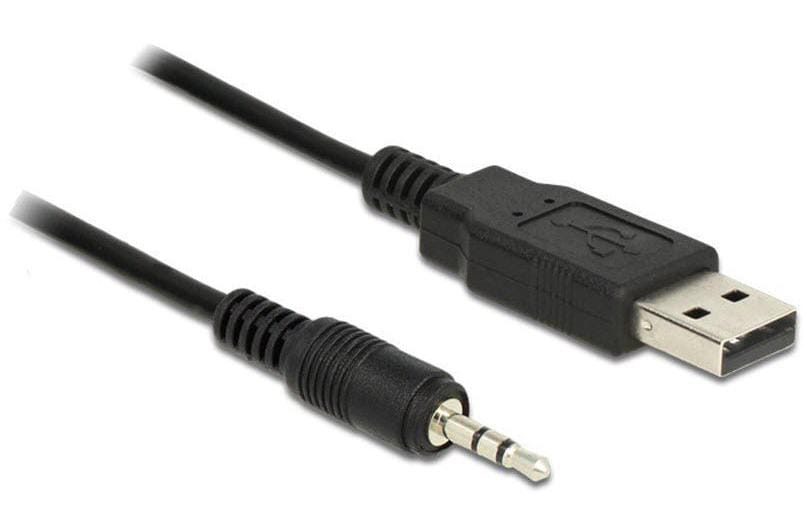 Delock Câble USB 2.0 TTL 2.5 mm 3 Pin (3.3 V) USB-A - Jack 1.8 m
