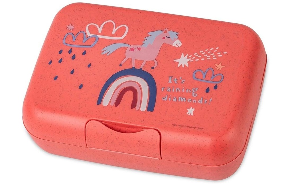 Koziol Boîte casse-croûte CANDY L DREAMS coral red Rouge