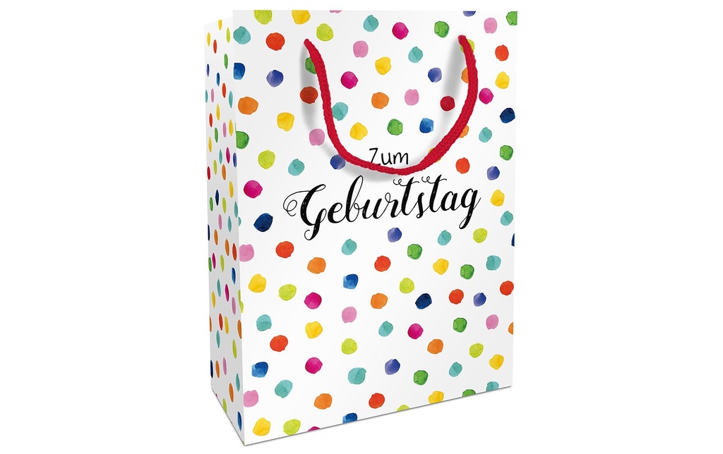 Braun + Company Sac cadeau Happy Dots 26 x 36 x 13 cm, Divers