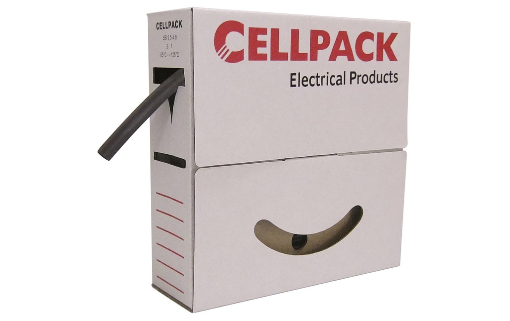 Cellpack AG Gaine thermorétractable 10 m x 6 mm Noir
