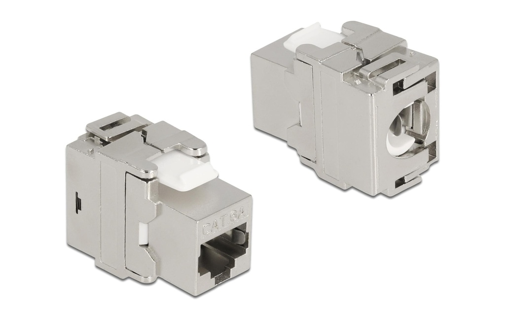 Delock Module Keystone RJ45 - LSA, Cat.6A 180° sans outil, STP