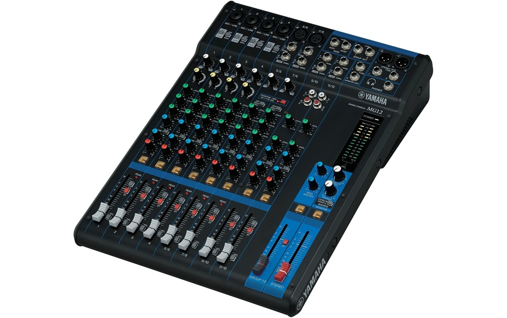 Yamaha Table de mixage MG12 - 12 canaux, analogique