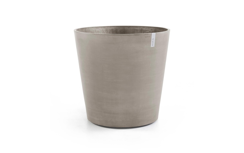 Ecopots Pot de fleur Amsterdam Wheels Ø 60 cm Taupe