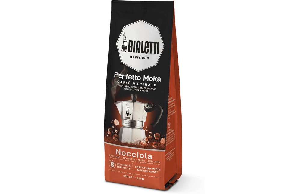 Bialetti Café moulu Perfetto Moka Nocciola 250 g