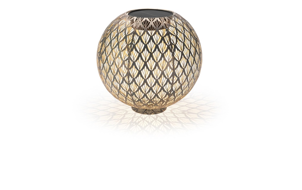 STT Photophore Solar Antic Ball Emilia, Ø 30 cm, Bleu marine