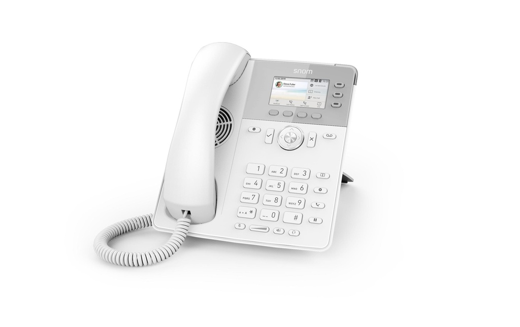 snom Téléphone de bureau D717 Blanc