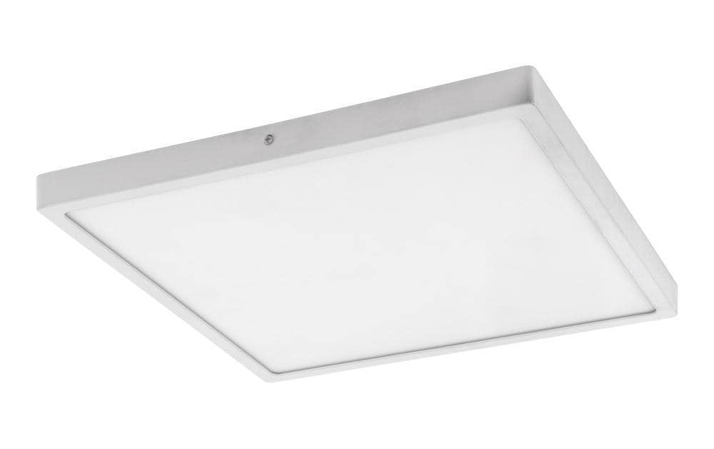 EGLO Leuchten Lampe montée en saillie FUEVA 1 25 W, 40 x 40, blanc, Blanc chaud (WW)