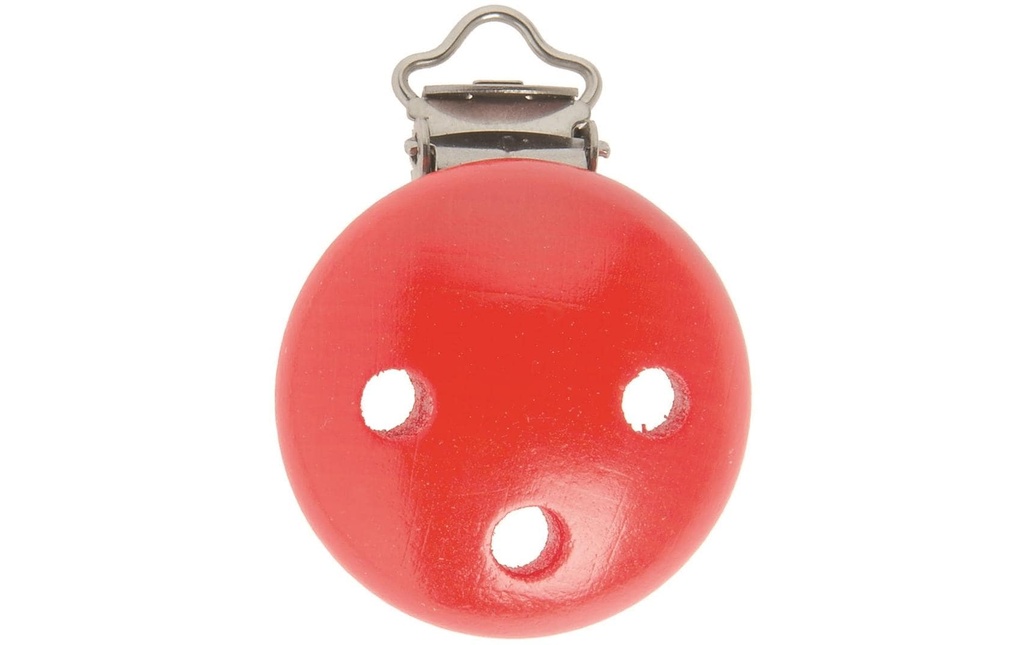Glorex Collier de dentition Glorex Bois, 35 mm, 1 pce, rouge