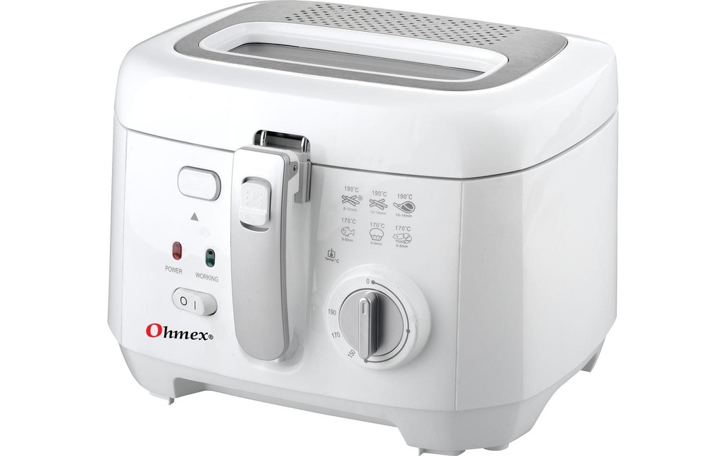 OHMEX Friteuse FRY 1180 Blanc