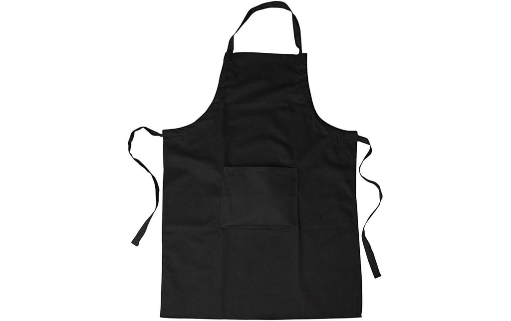 Creativ Company Tablier 66 x 89 cm Coton, Noir