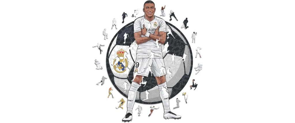 Iconic Puzzle Puzzle Kylian Mbappé – Real Madrid