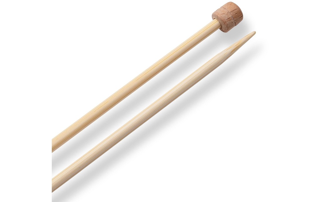 Prym 1530 Aiguilles à tricoter pour vestes BAMBUS 3.50 mm, 33 cm