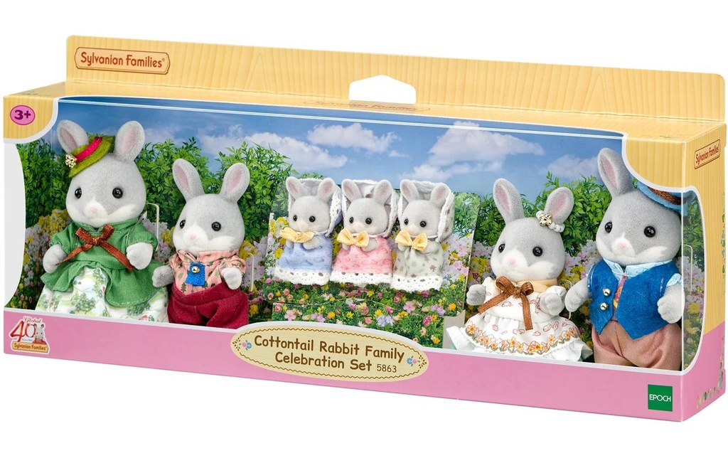 Sylvanian Families Sylvanian Families Famille de lapins de forêt Jour de fête