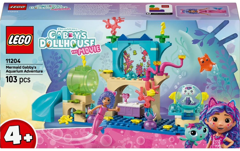 LEGO® Gabby's Dollhouse Sirène Aquarium Aventure 11204