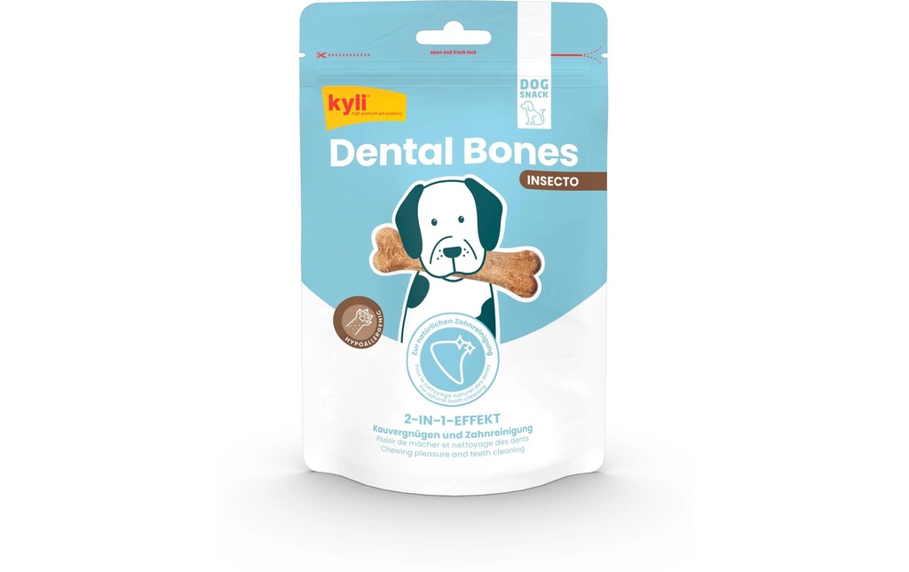 kyli Produit à mâcher  Os dentaire Insecto M, 200 g