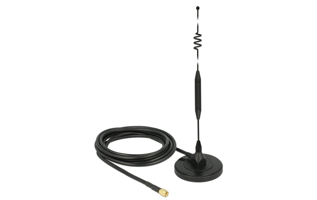 Delock Antenne LTE/LoRA SMA 0.8-2.7GHz 51 cm SMA 5 dBi Rayonnement omni directionnel