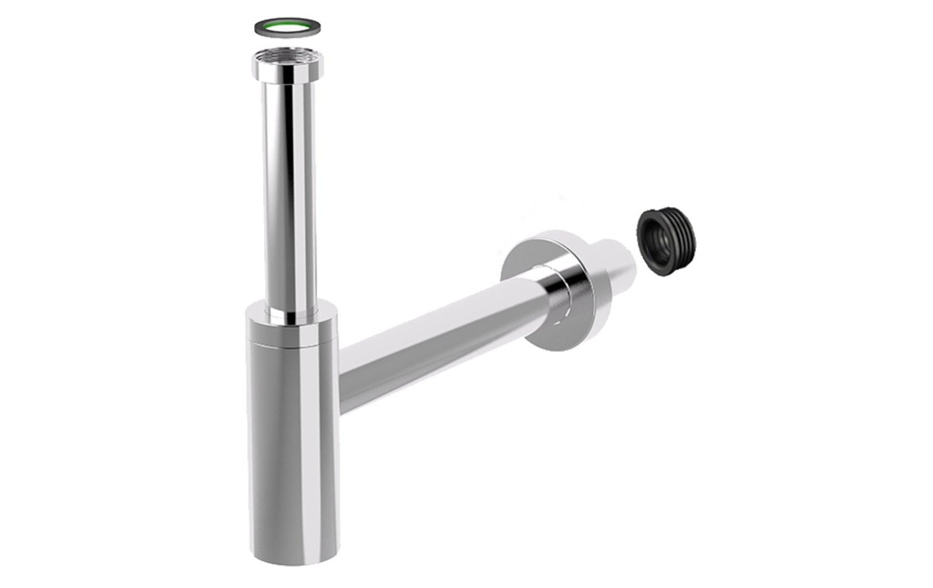 diaqua® Siphon de lavabo Profi-Line 1 1/4 x Ø 40 mm, Chromé