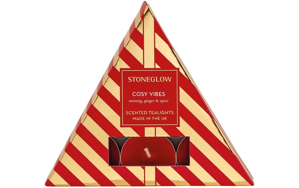 Stoneglow Bougie chauffe-plat Cosy Vibes Rouge