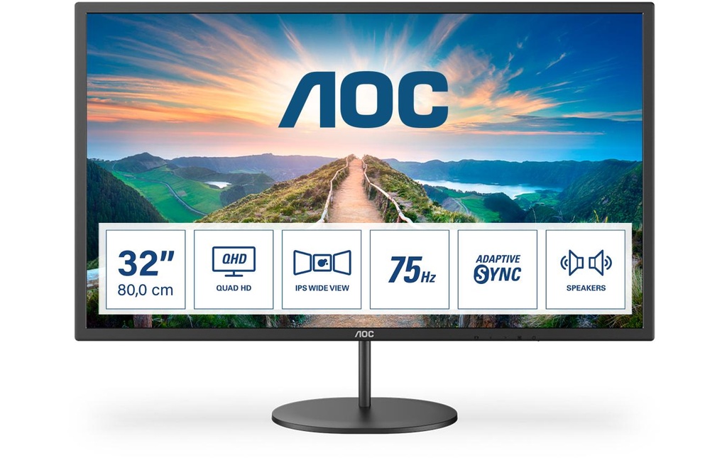 AOC Moniteur Q32V4 31.5 , 2560 x 1440 (WQHD)