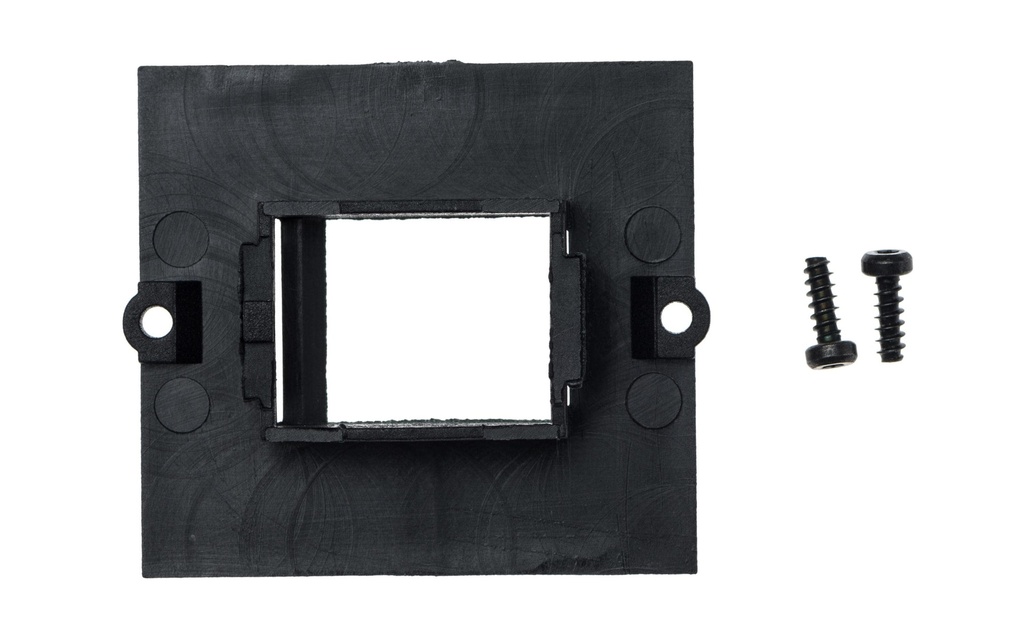 Bachmann Module Custom, cadre 1x Keystone 1 fois noir