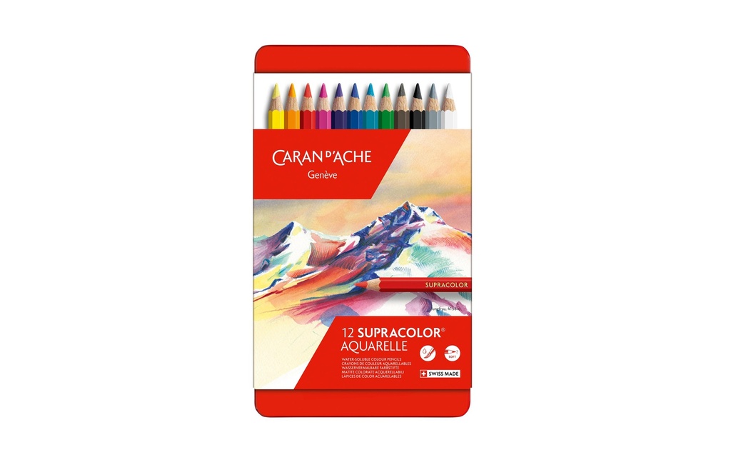 CARAN D'ACHE Crayons de coul.Suprac.12pces (12 pces)
