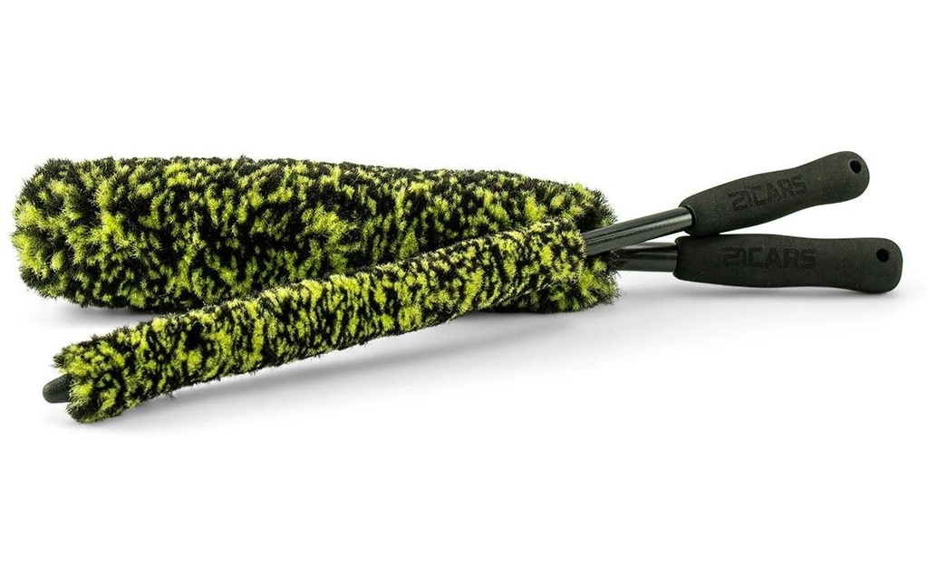 21CARS Brosse de nettoyage de roues Flexi Duo-Set