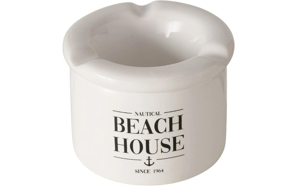 Boltze Cendrier Beach Blanc