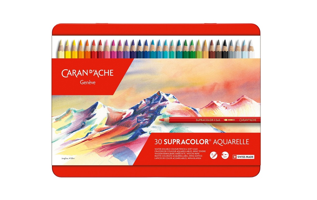 CARAN D'ACHE Crayons de coul.Suprac.30pces (30 pces)