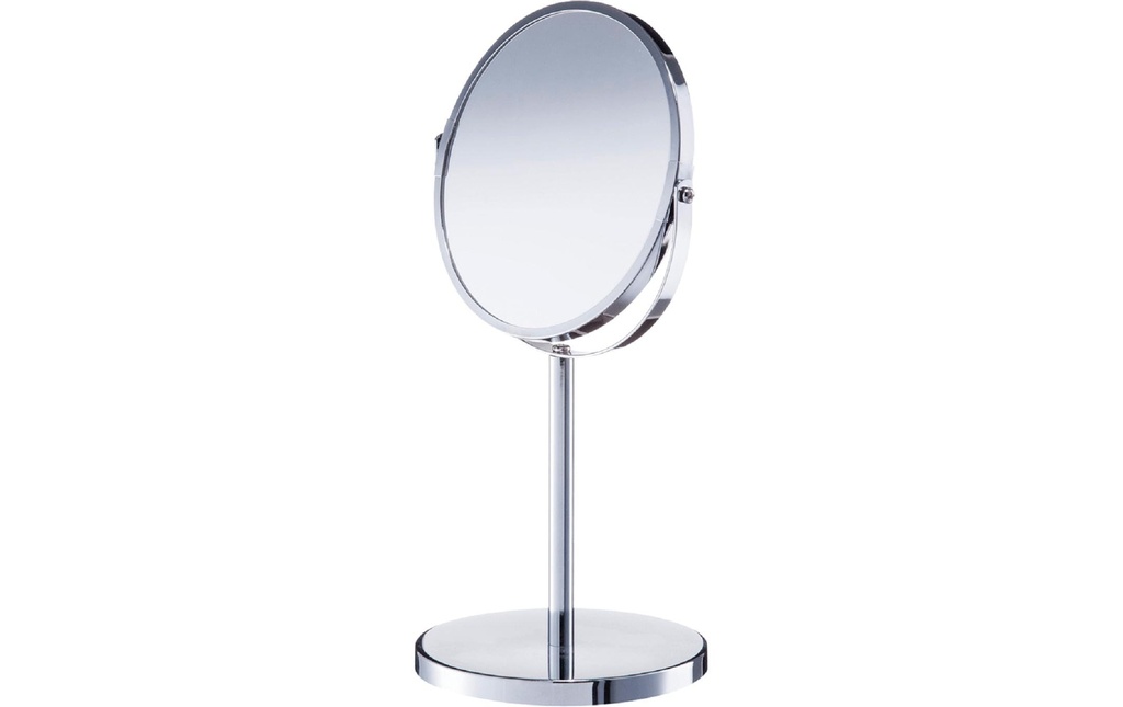 Zeller Present Miroir cosmétique grossissement 3x Ø 17 cm, Chrome