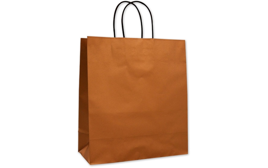 ELCO Sac en papier 22+10x27cm bronz (25 pces)