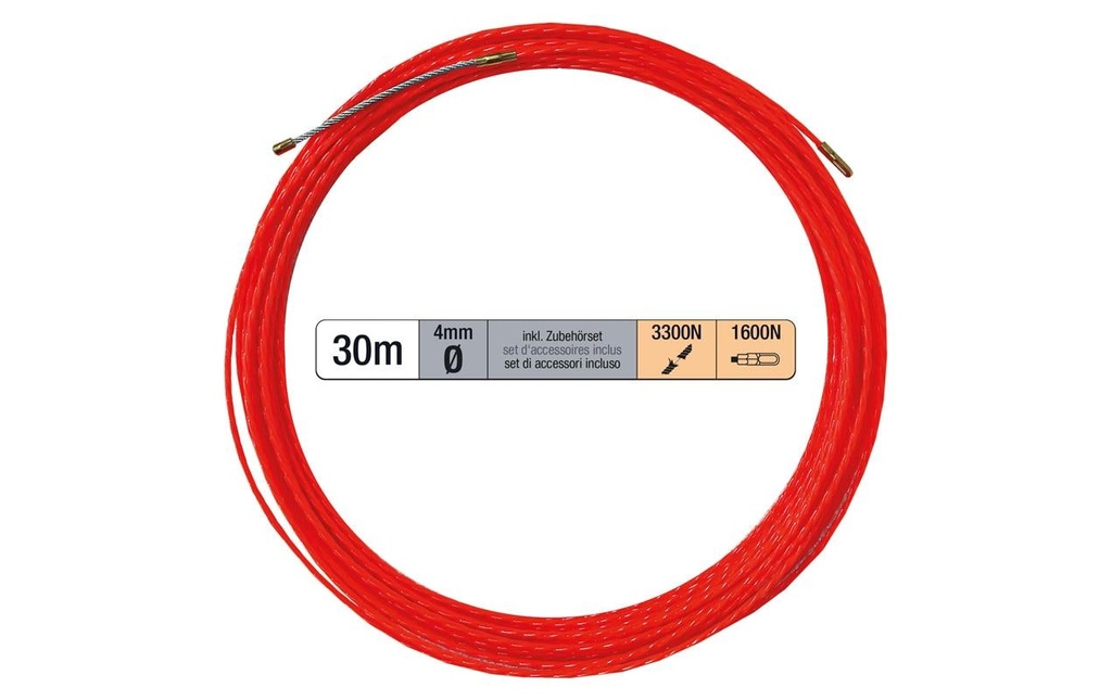 STEFFEN Tirage de câble 30m Ø 4 mm