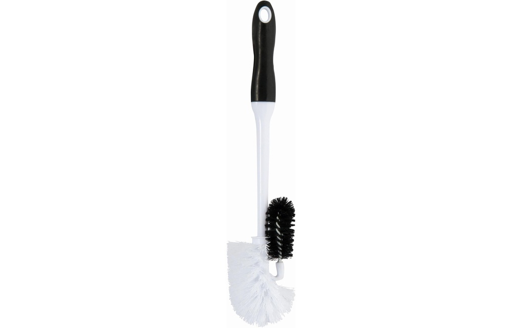 MSV Brosse à toilettes Noir/Blanc