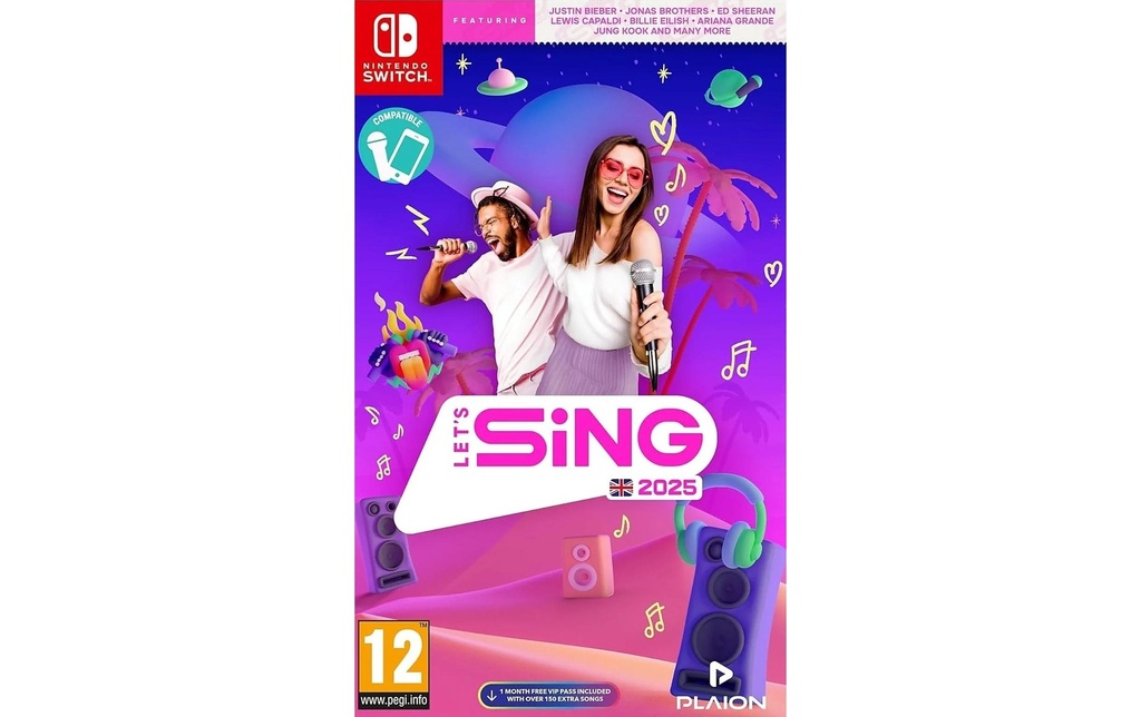 GAME Let's Sing 2025 International Version (Boîte)