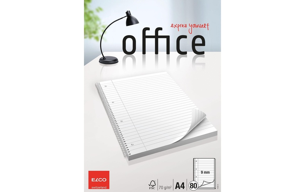 ELCO Bloc collège Office A4 ligné (160 pces)