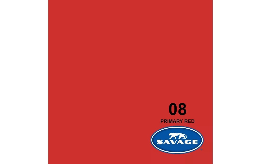 Savage Fond Papier 2.72 x 11m Primary Red