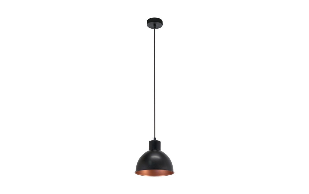 EGLO Leuchten Lampe suspendue TRURO 1 1x E27 Noir