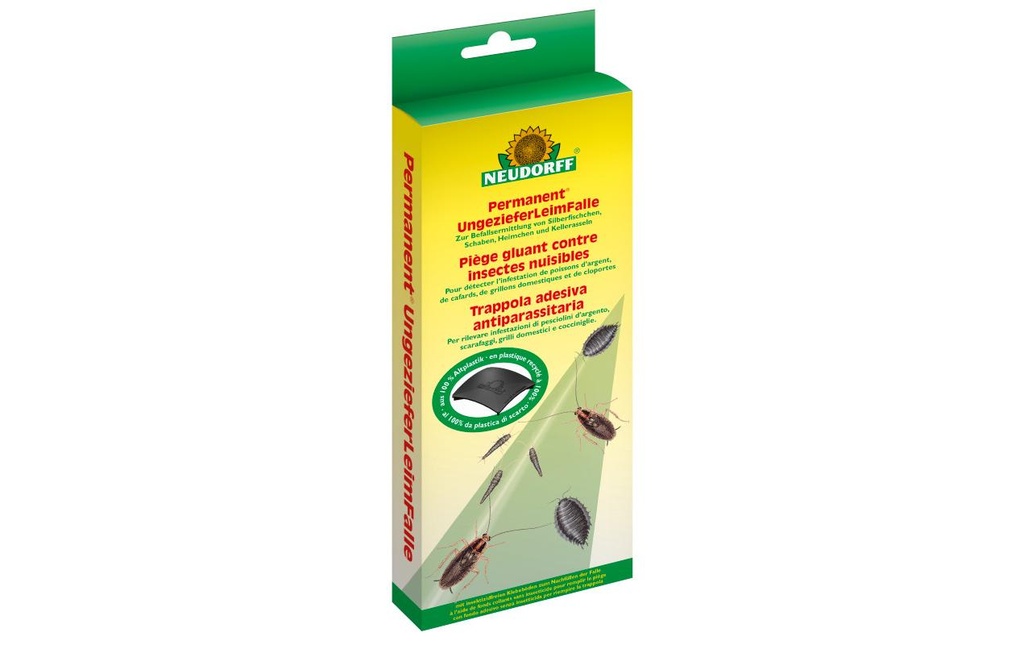 Neudorff Piège à insectes Piège à colle permanent contre la vermine, 2 Pièce/s