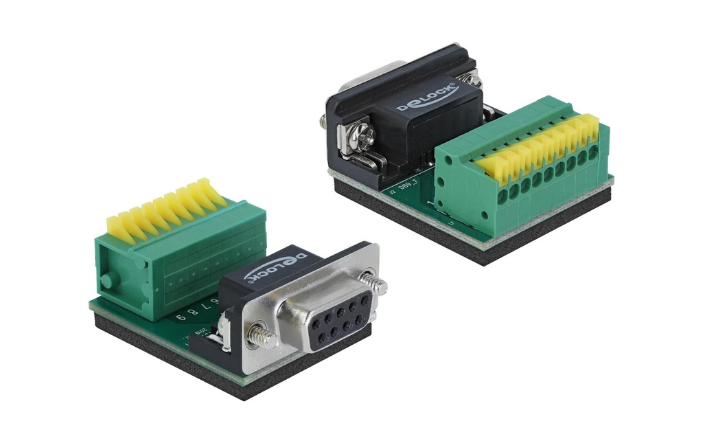 Delock Adaptateur Sub-D 9 broches F Bloc terminal 9 broches 0 m