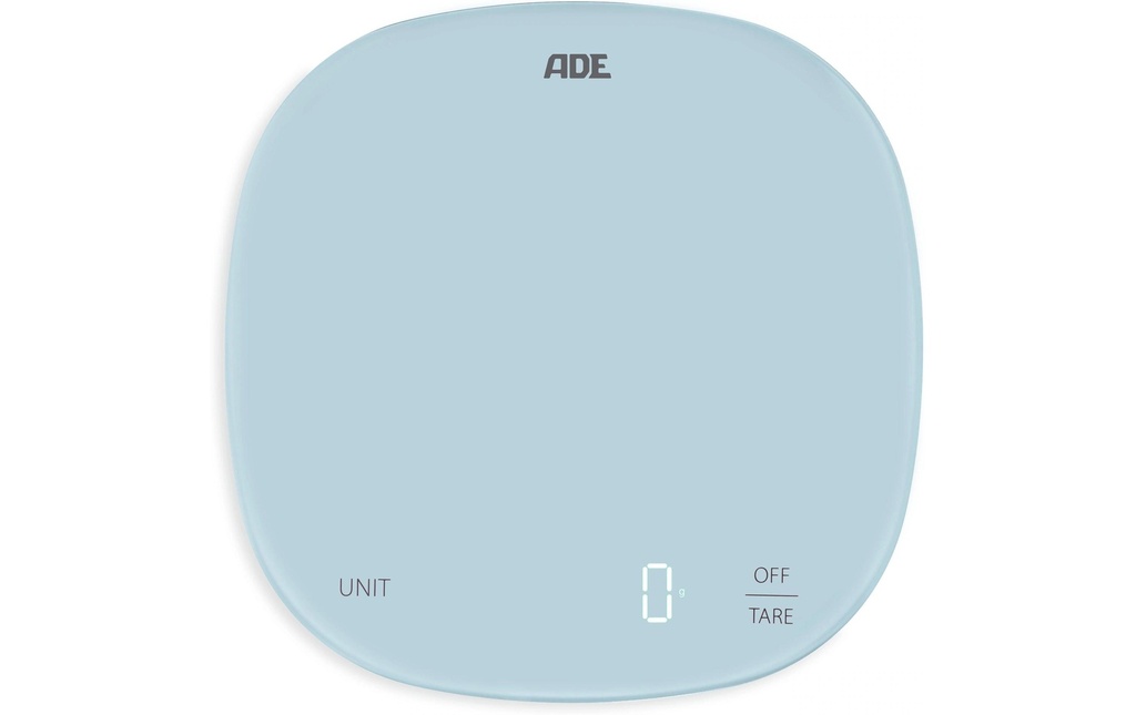 ADE Balance de cuisine Kyra 18 x 18 cm Bleu clair