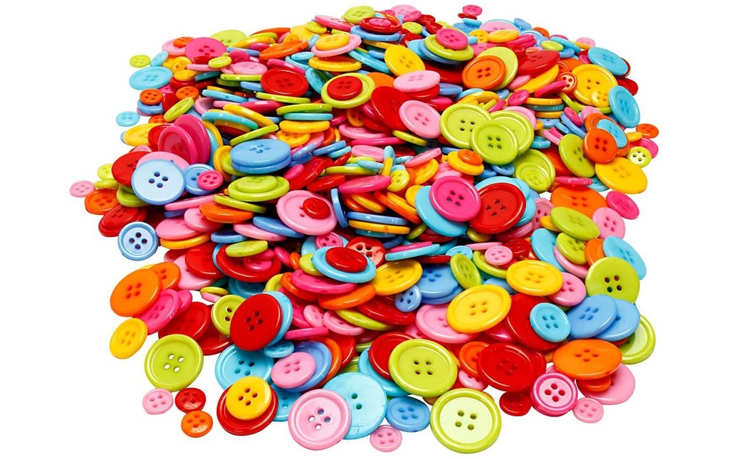Creativ Company Boutons mixtes 500 g